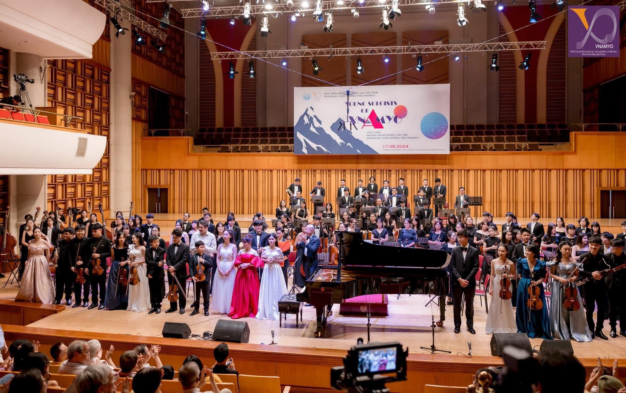 Young Soloists of VNAMYO concert at the Vietnam National Academy of Music